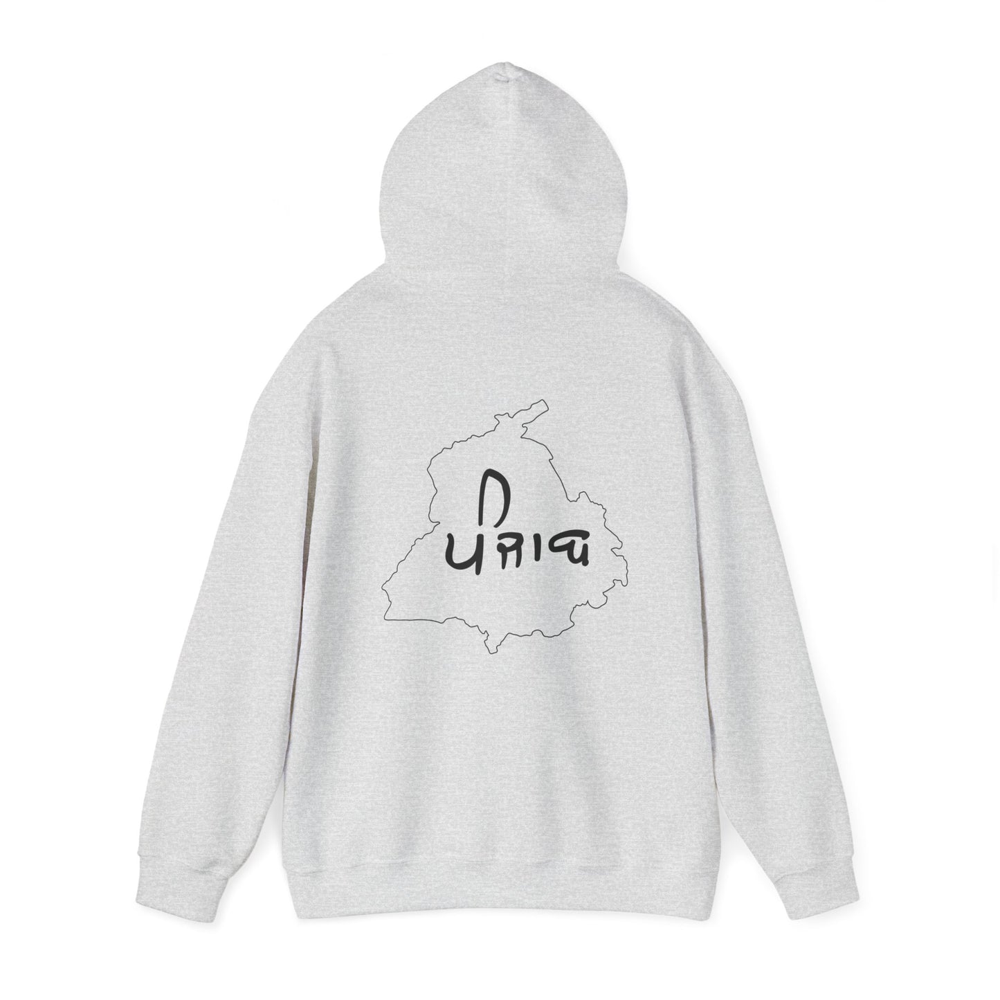 Punjab Map Hooded Sweatshirt