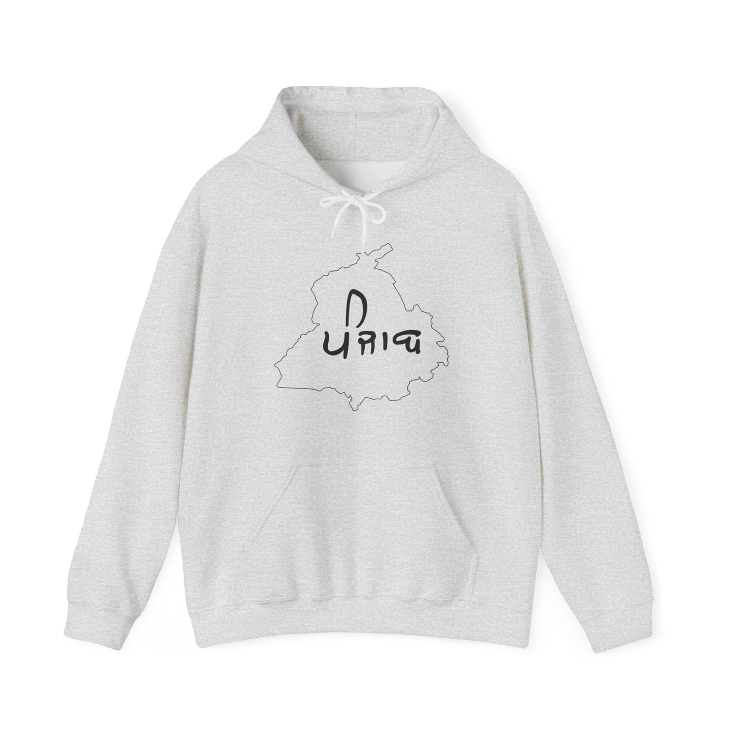 Punjab Map Hooded Sweatshirt