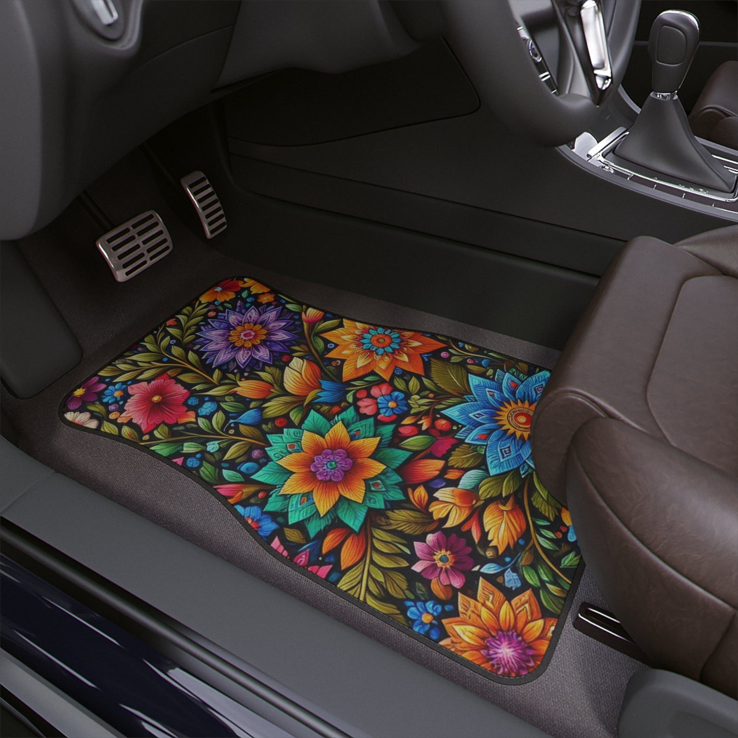 Punjabi Glooming Flowers Car Floor Mats