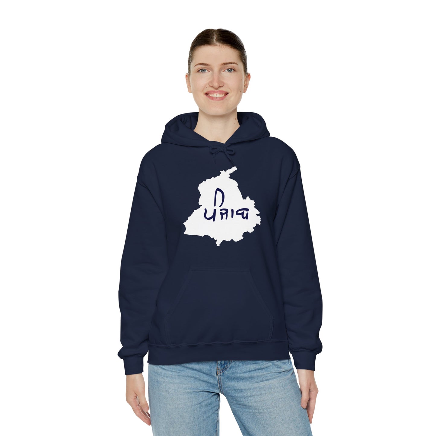 Punjab Map Hooded Sweatshirt