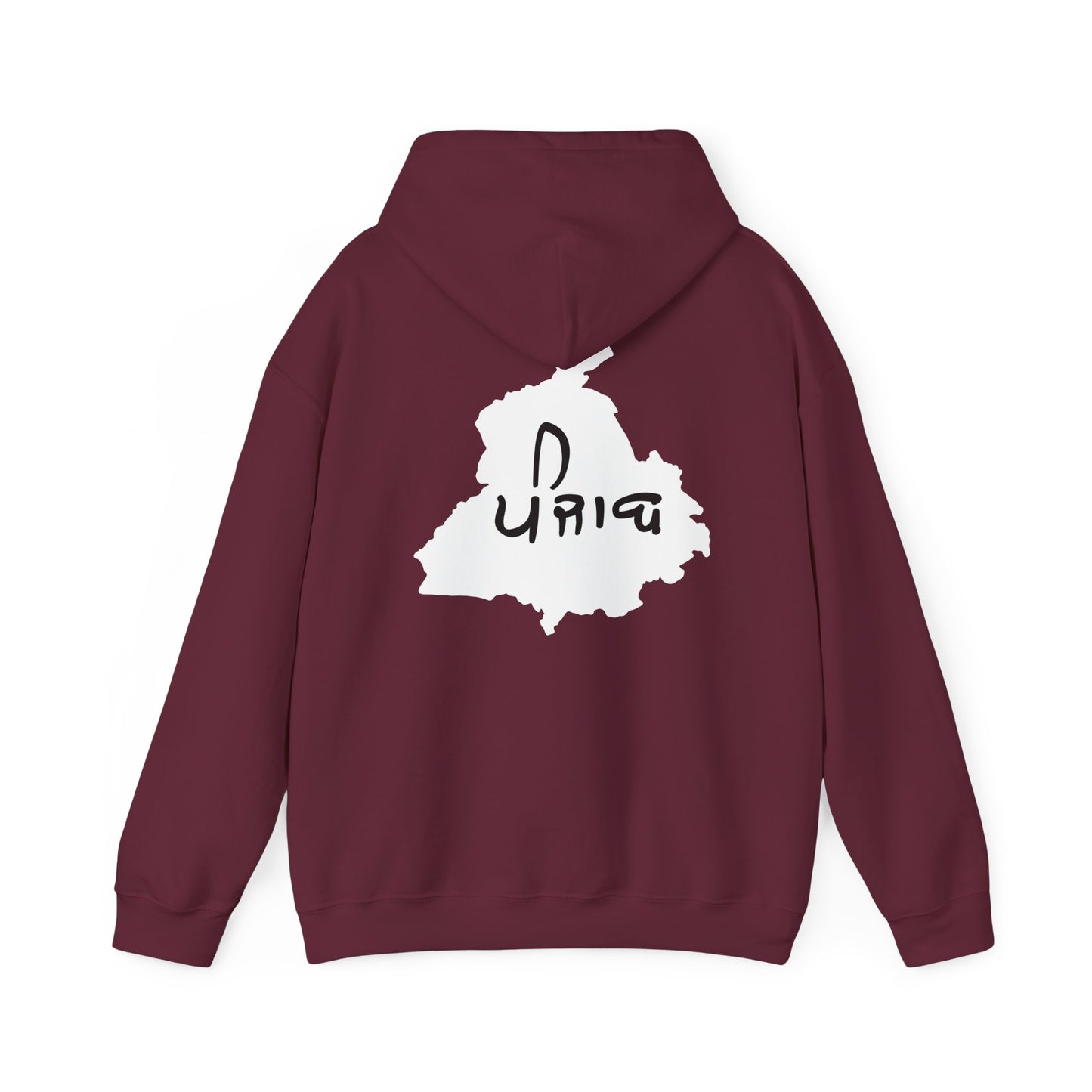 Punjab Map Hooded Sweatshirt