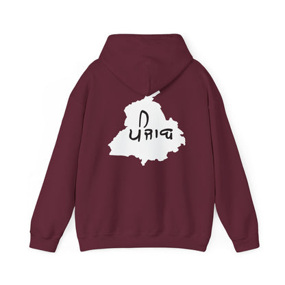 Punjab Map Hooded Sweatshirt