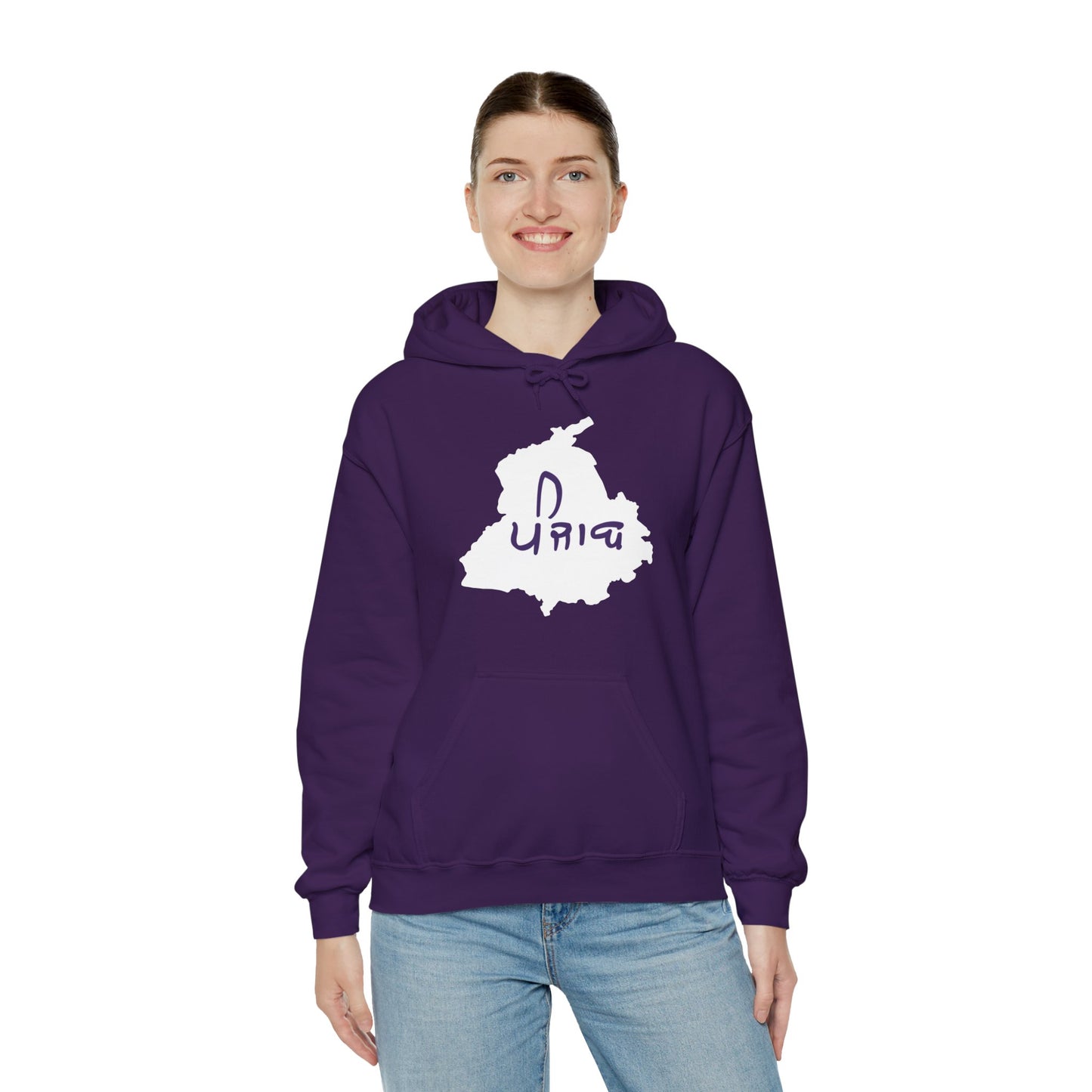 Punjab Map Hooded Sweatshirt