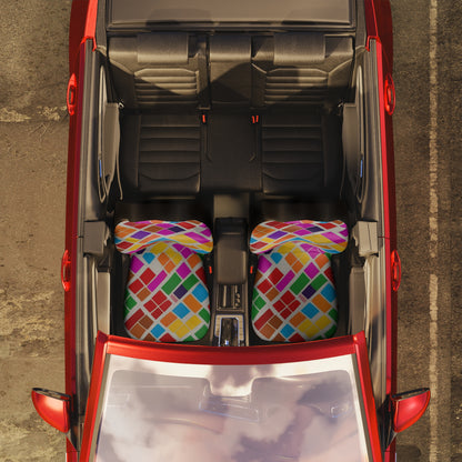 Punjabi Phulkari Multicolor - Car Seat Covers