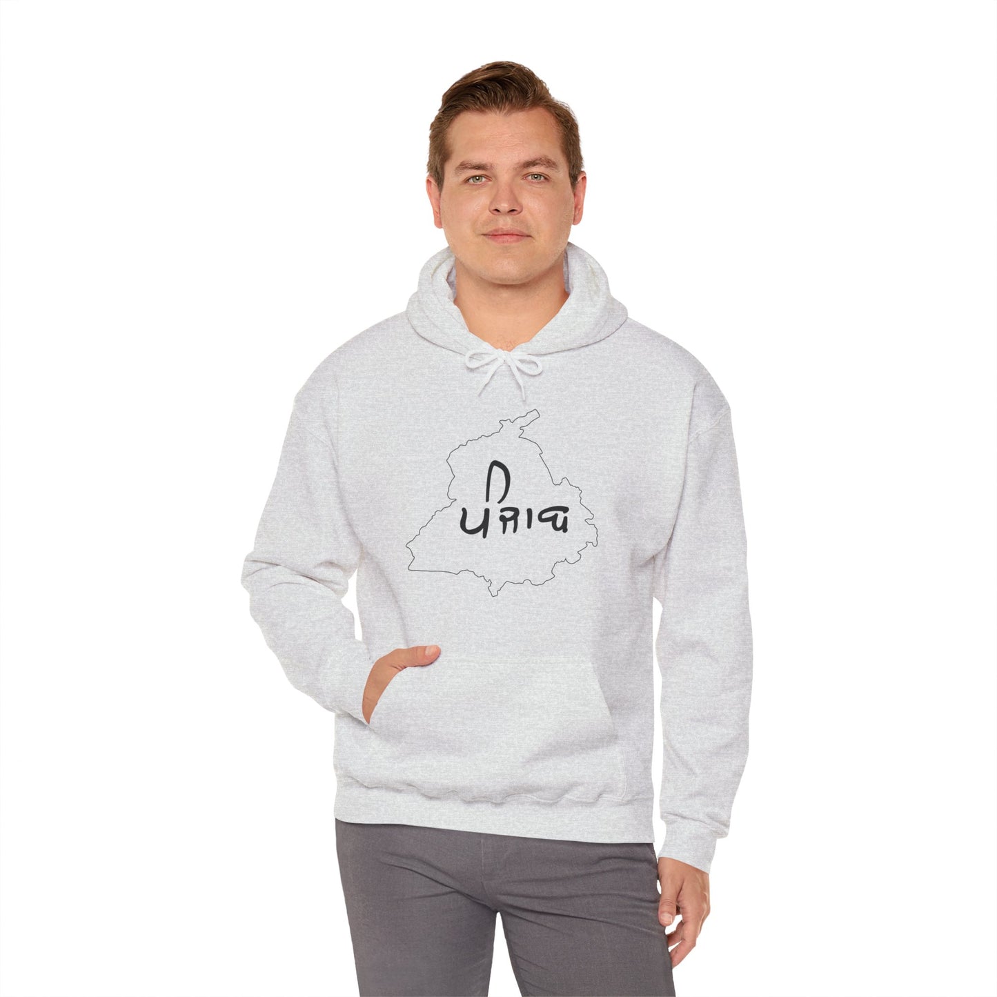 Punjab Map Hooded Sweatshirt