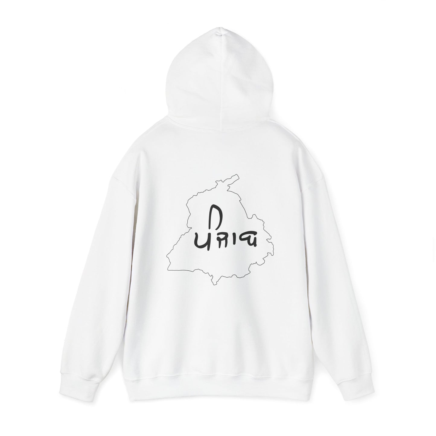 Punjab Map Hooded Sweatshirt