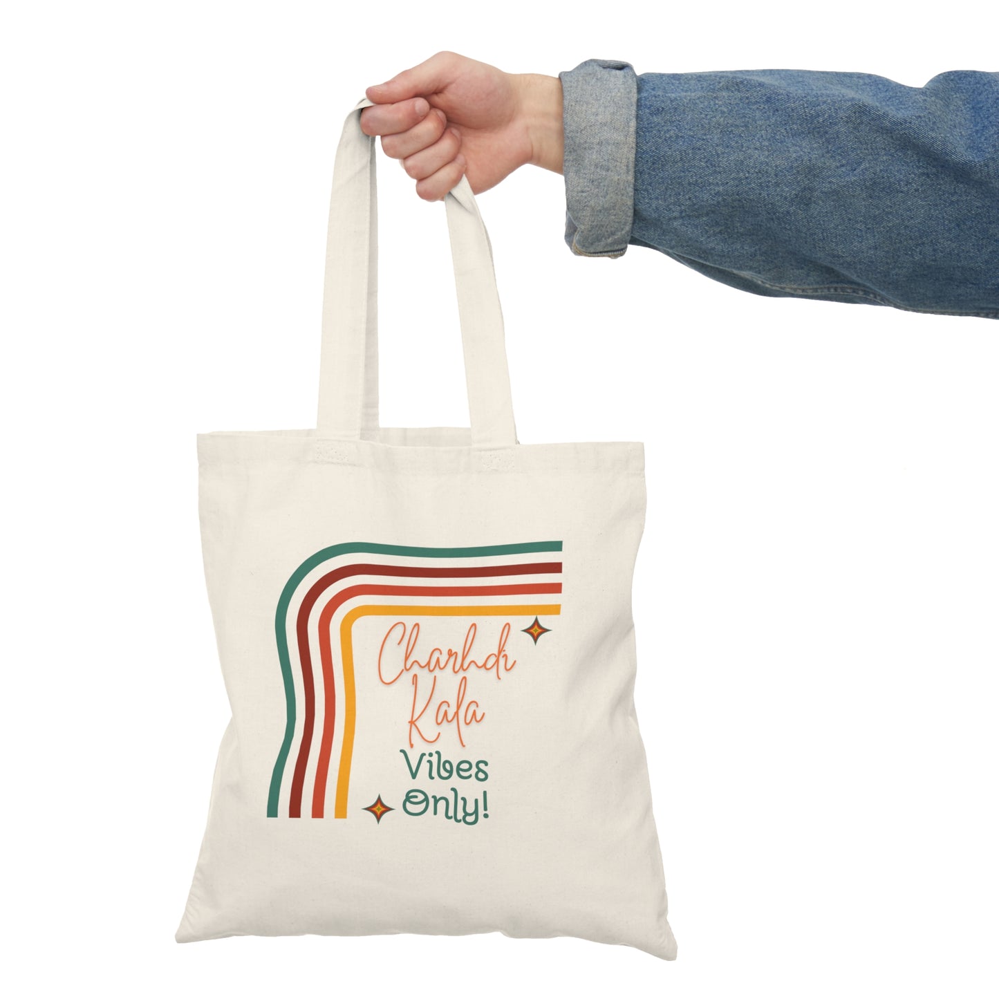 Charhdi Kala Vibes Only Tote Bag