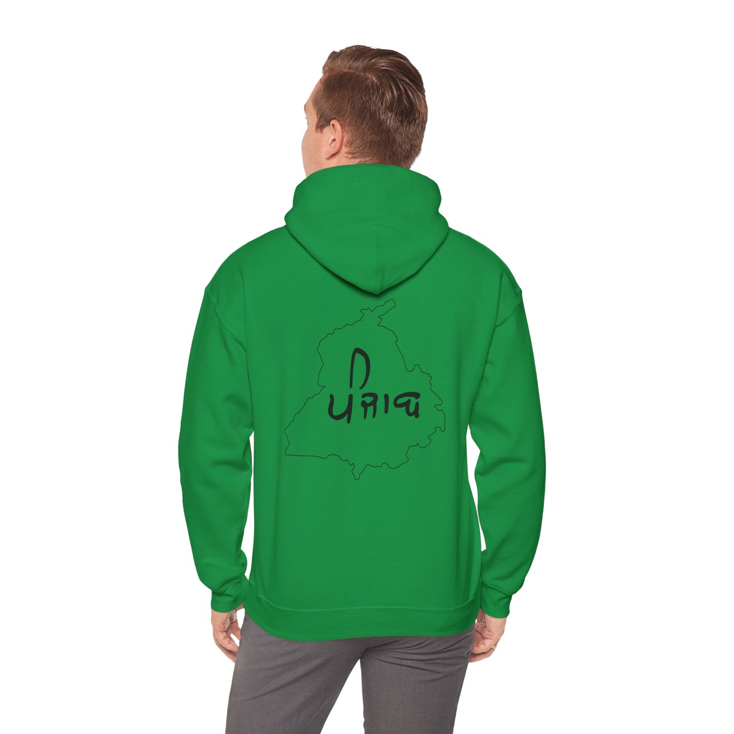 Punjab Map Hooded Sweatshirt