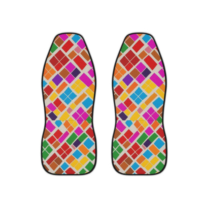 Punjabi Phulkari Multicolor - Car Seat Covers