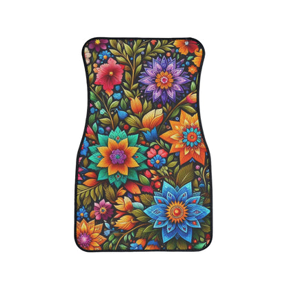 Punjabi Glooming Flowers Car Floor Mats