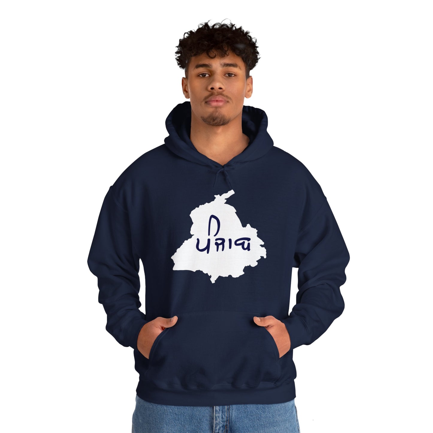 Punjab Map Hooded Sweatshirt