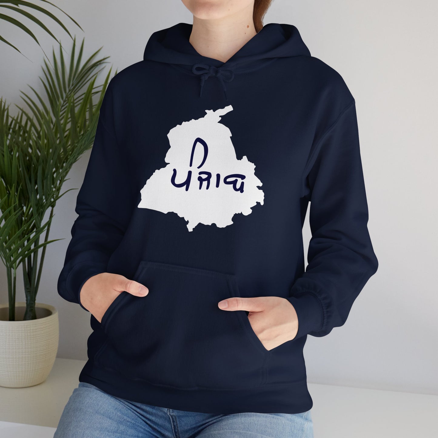 Punjab Map Hooded Sweatshirt