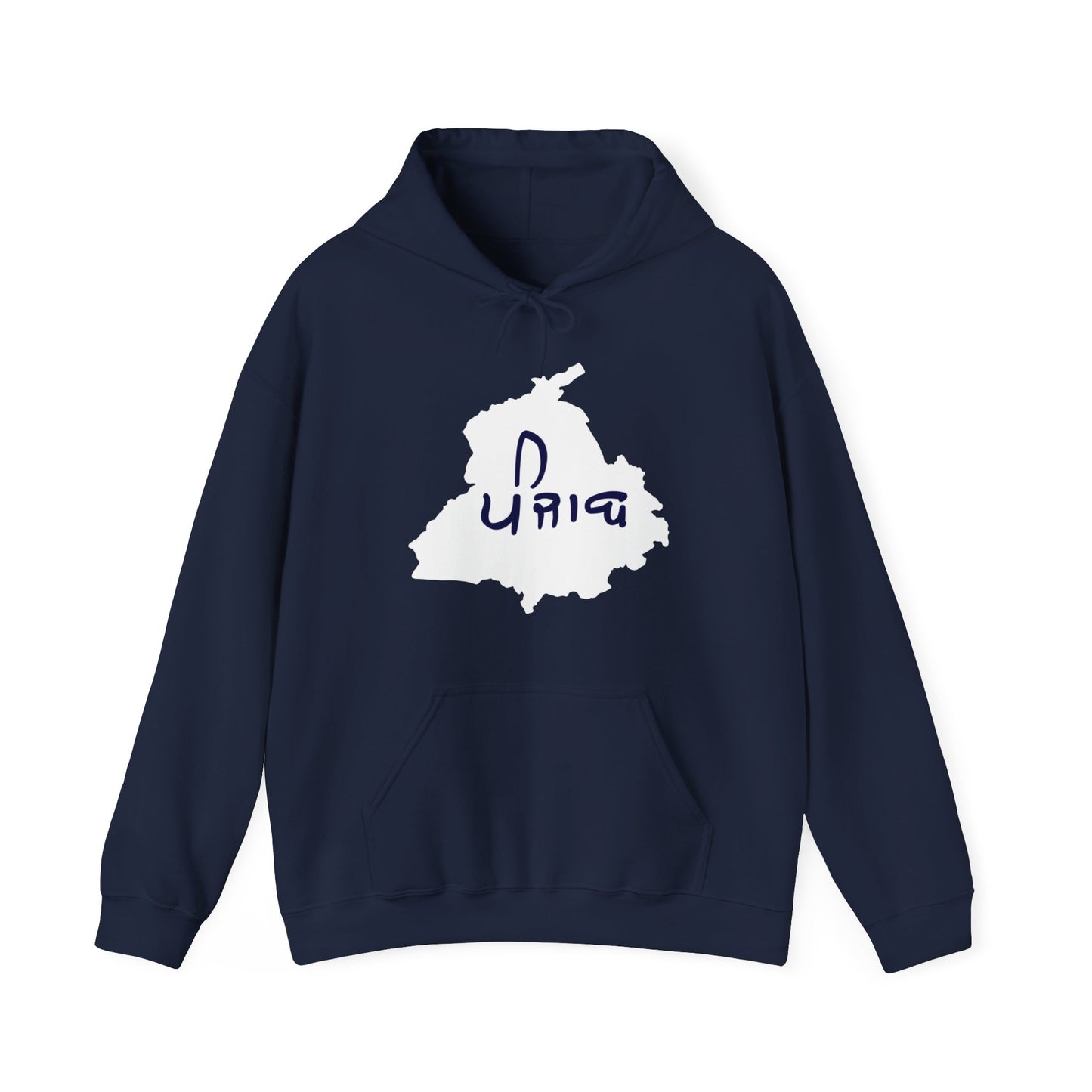 Punjab Map Hooded Sweatshirt