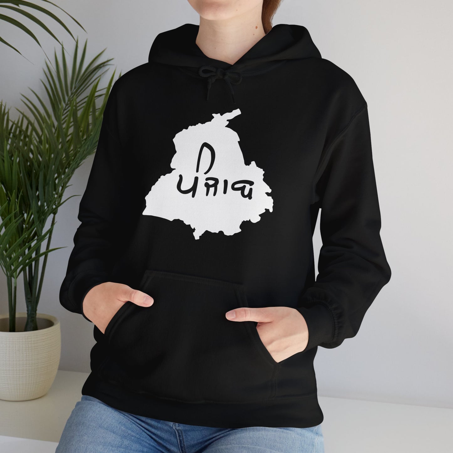 Punjab Map Hooded Sweatshirt