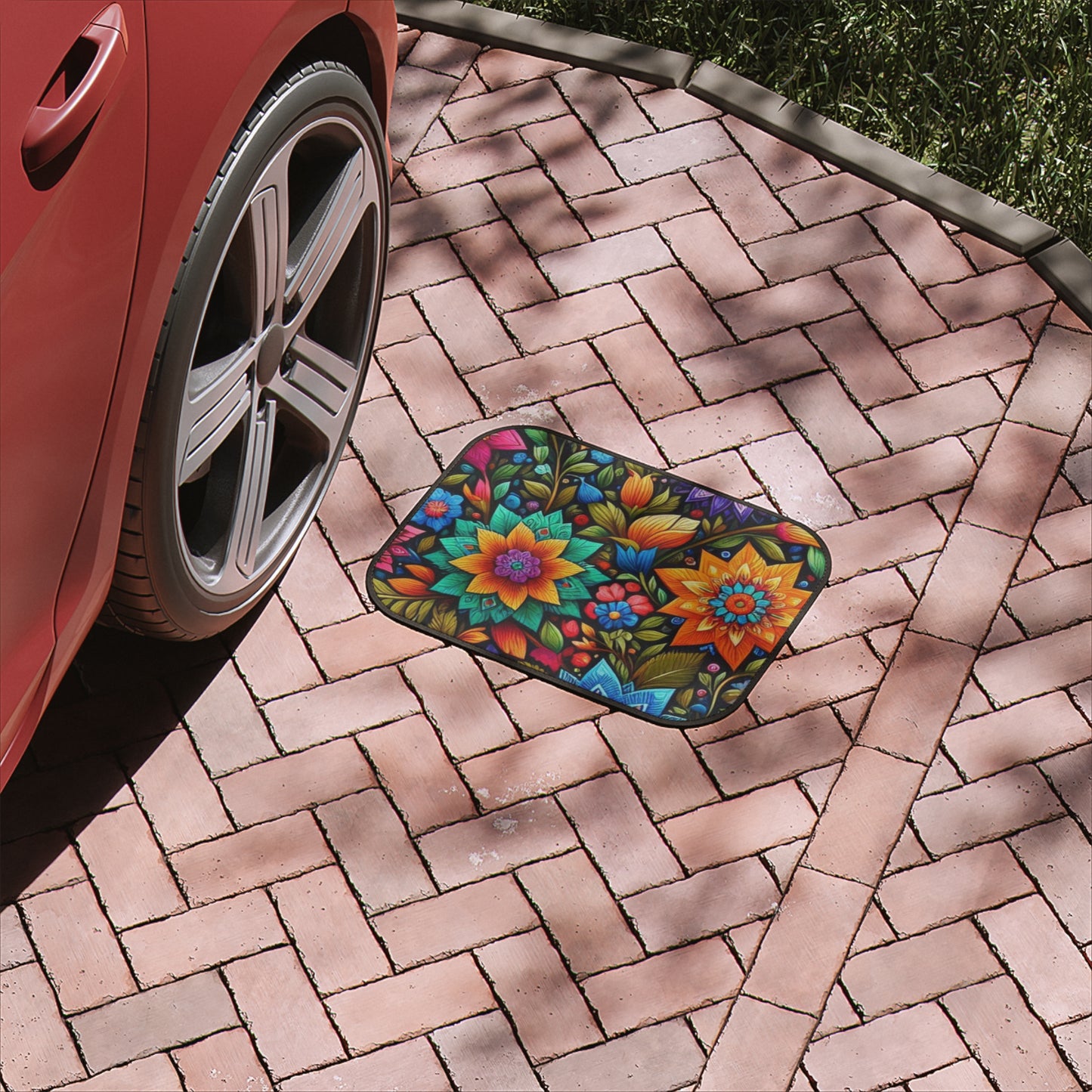 Punjabi Glooming Flowers Car Floor Mats