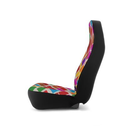 Punjabi Phulkari Multicolor - Car Seat Covers